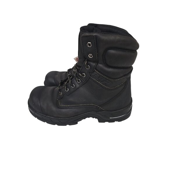 DAKOTA Men\'s 8\'\' 877 STEEL TOE STEEL PLATE WORK SAFETY BOOTS Black Size 10.5M main image 4